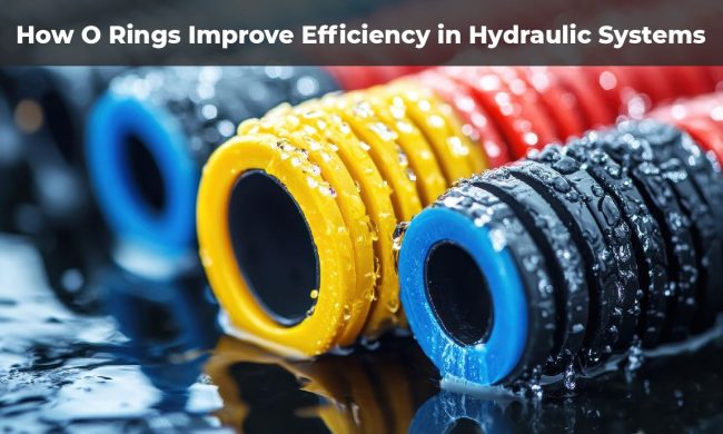 O rings efficiency in hydraulic systems