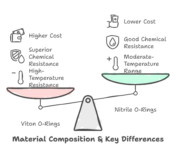 Viton O-Rings vs. Nitrile O Rings