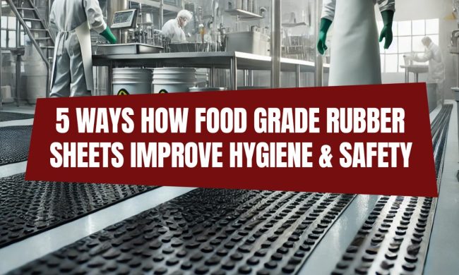 5 Ways How Food Grade Rubber Sheets Improve Hygiene & Safety