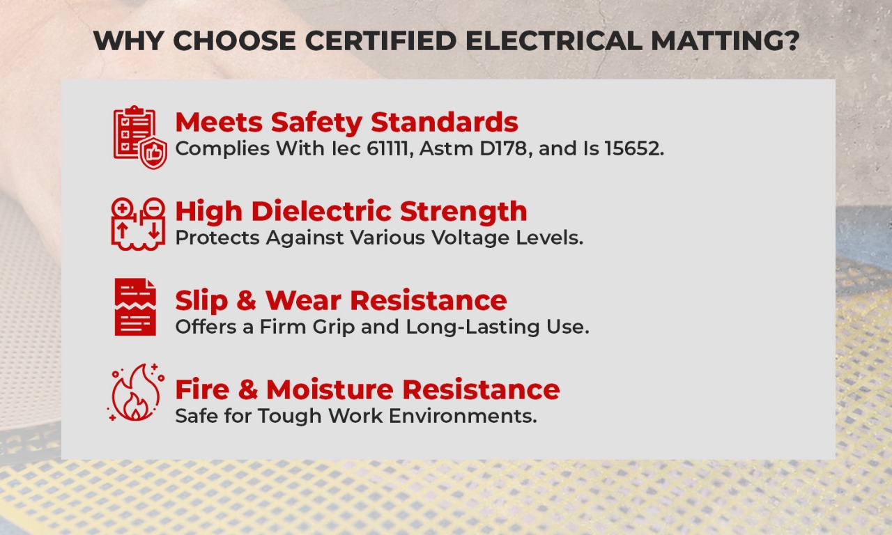 electrical insulation mat